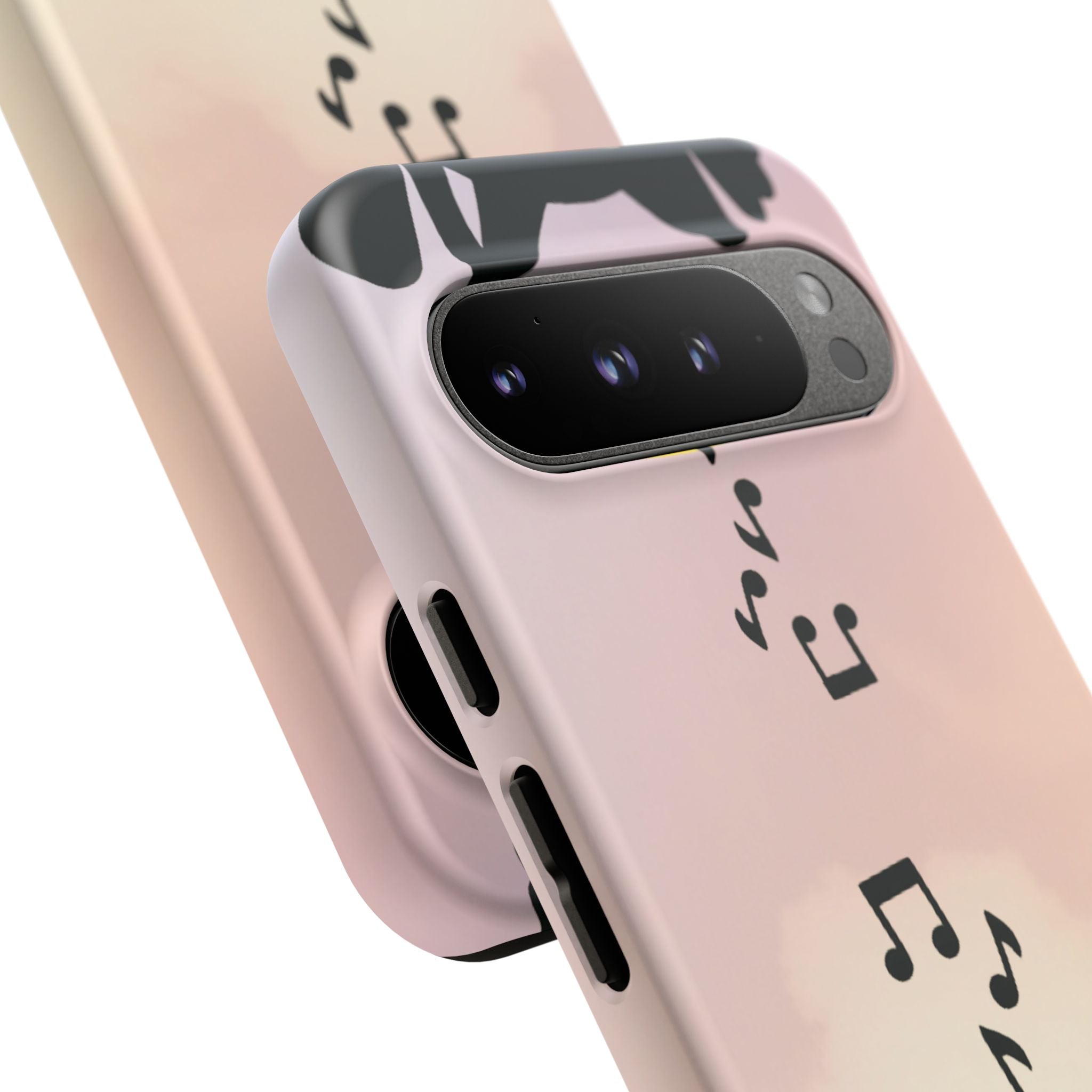 Cute Animal Phone Case, Tough Phone Cover for Pet Lovers, Gifts for Birthdays, Holidays, Music Lovers, Fun Tech Accessories