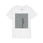 Youth Graphic Tee, Unisex T-Shirt for Kids, Cool Streetwear, Music Lover Apparel, Gift for Young Creatives, Trendy Summer Wear