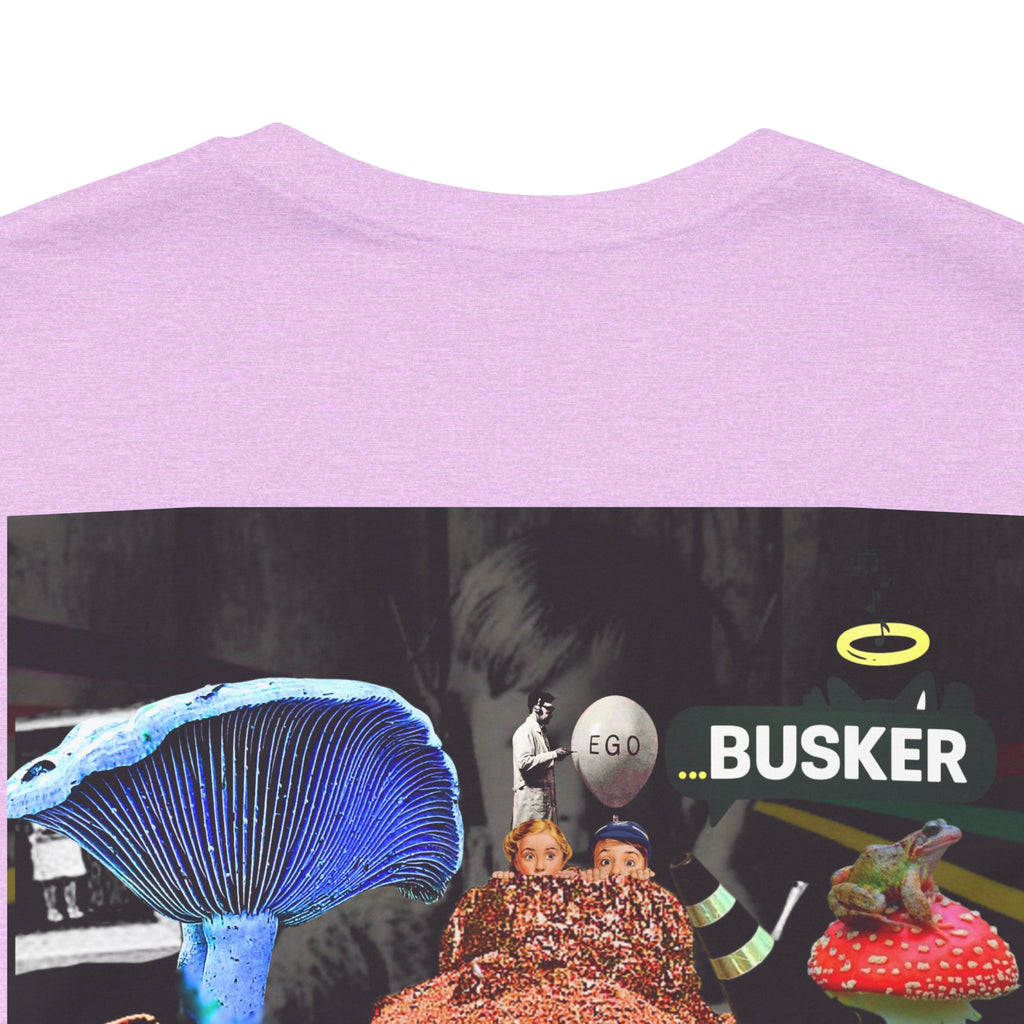 Creative Unisex Graphic Tee - 'I Don't Think' Busker Design