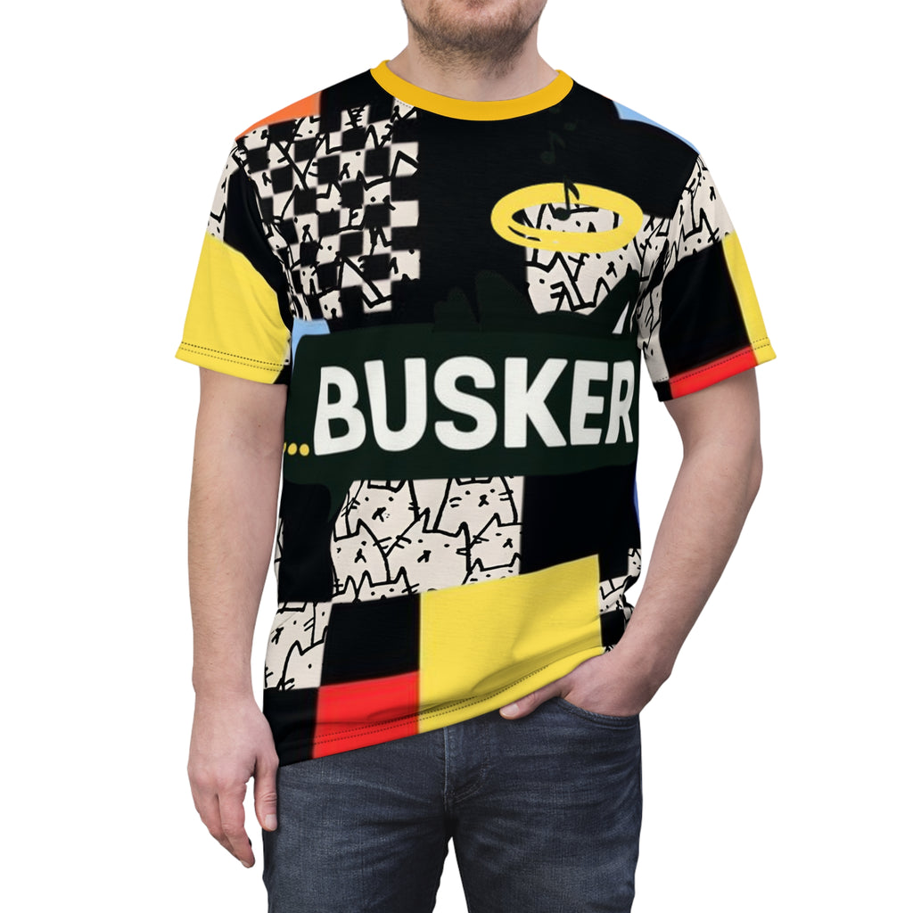 Vibrant Unisex Graphic Tee, Artistic Casual Wear, Street Style Top, Unique Birthday Gift, Music-Inspired Apparel