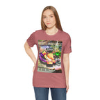 Vibrant Busker Art Tee for Creative Souls