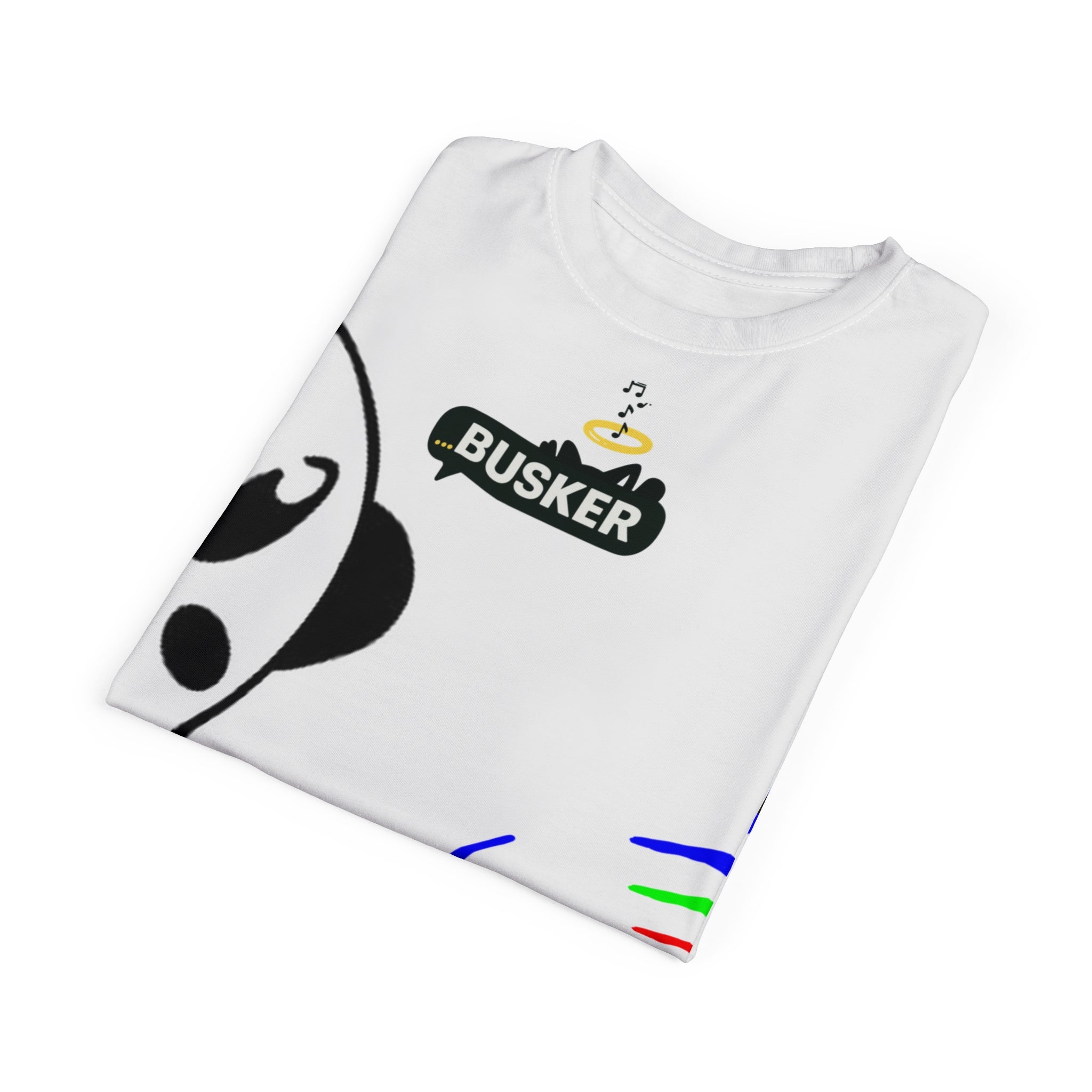 Rainbow Panda Unisex Tee, Fun Graphic T-Shirt for Animal Lovers, Stylish Casual Wear, Perfect Gift for Friends, Summer Fashion