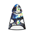 Busker Collage Pet Hoodie — Colorful Urban Music Graphic