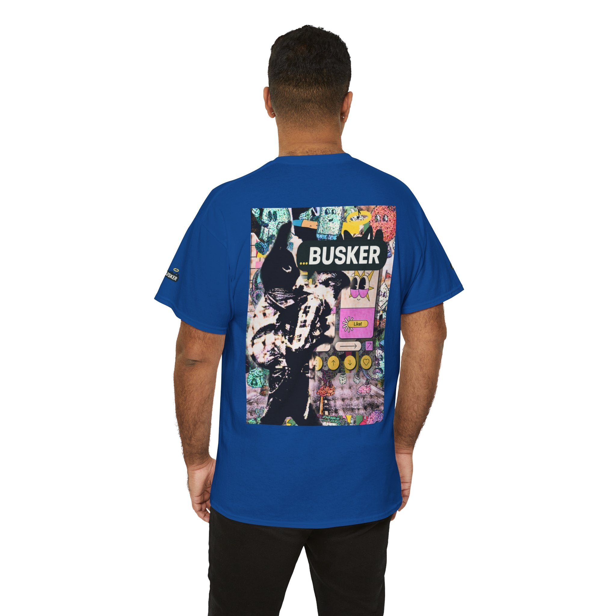 Grunge Art Busker Unisex Heavy Cotton Tee