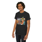 Artistic Unisex Heavy Cotton Tee - Vibrant Busker Design