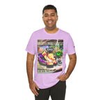 Vibrant Busker Art Tee for Creative Souls