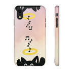 Cute Animal Phone Case, Tough Phone Cover for Pet Lovers, Gifts for Birthdays, Holidays, Music Lovers, Fun Tech Accessories