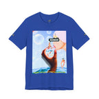 Busker Vibe Unisex Jersey Tee – Colorful Artistic Design for Summer Fun