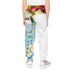 Colorful Youth Joggers with Busker Design