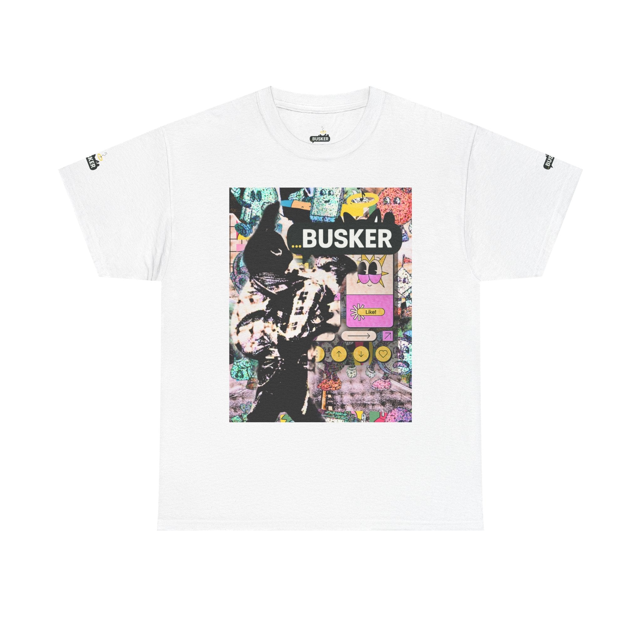 Grunge Art Busker Unisex Heavy Cotton Tee