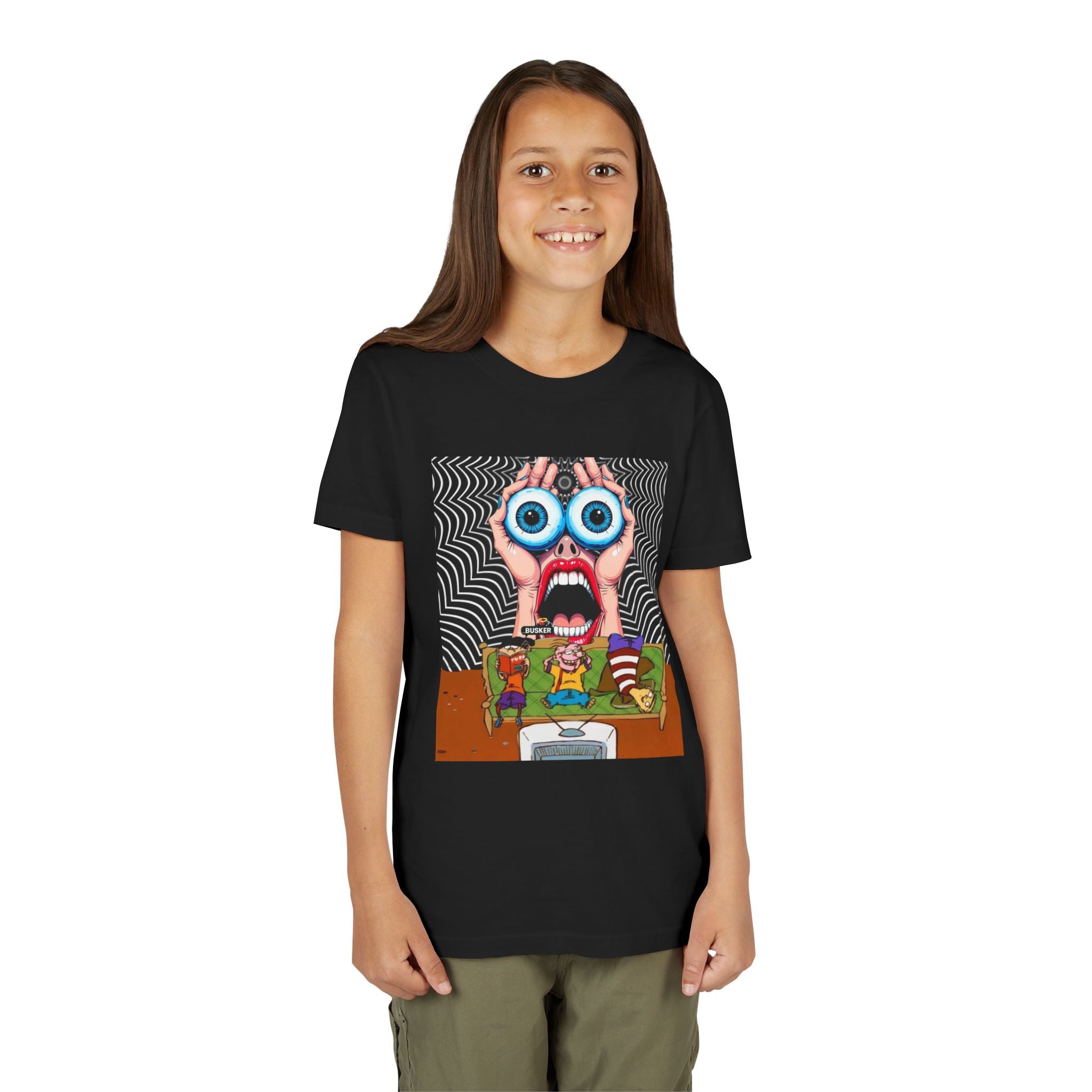 Youth Graphic Tee, Fun and Quirky Design for Creative Kids, Perfect for Birthdays, Everyday Wear, or Art Lovers
