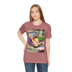 Vibrant Busker Art Tee for Creative Souls