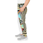 Colorful Youth Joggers with Retro Busker Design