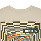 Retro Busker Graphic Tee - Unisex Heavy Cotton