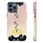 Cute Animal Phone Case, Tough Phone Cover for Pet Lovers, Gifts for Birthdays, Holidays, Music Lovers, Fun Tech Accessories