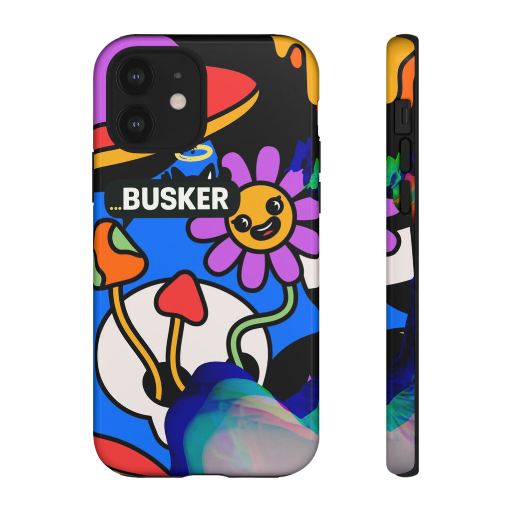 Colorful Phone Case, Cute Phone Accessories, Gift for Music Lovers, Fun Tech Gear, Unique Floral Design Case