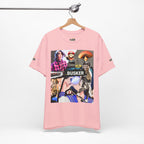 Busker Vibe Unisex Tee - Music & Art Collage Design