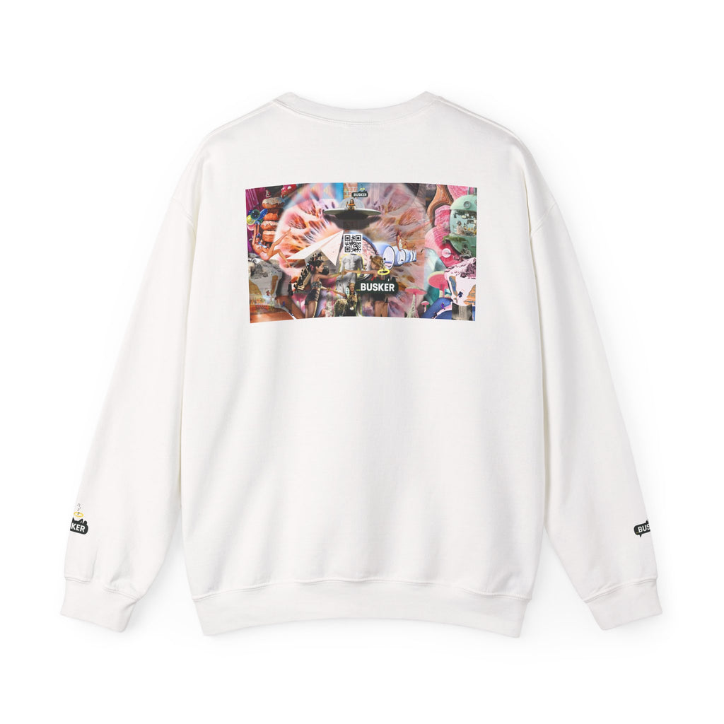 Colorful Unisex Crewneck Sweatshirt - Artistic & Cozy Statement Piece