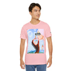 Busker Vibe Unisex Jersey Tee – Colorful Artistic Design for Summer Fun