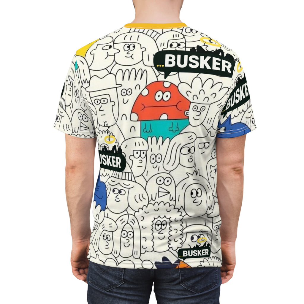 Whimsical Graphic Tee for Fun Lovers, Unique Casual Wear for Festivals, Travel Essentials, Gift Idea for Friends, Summer Vibes