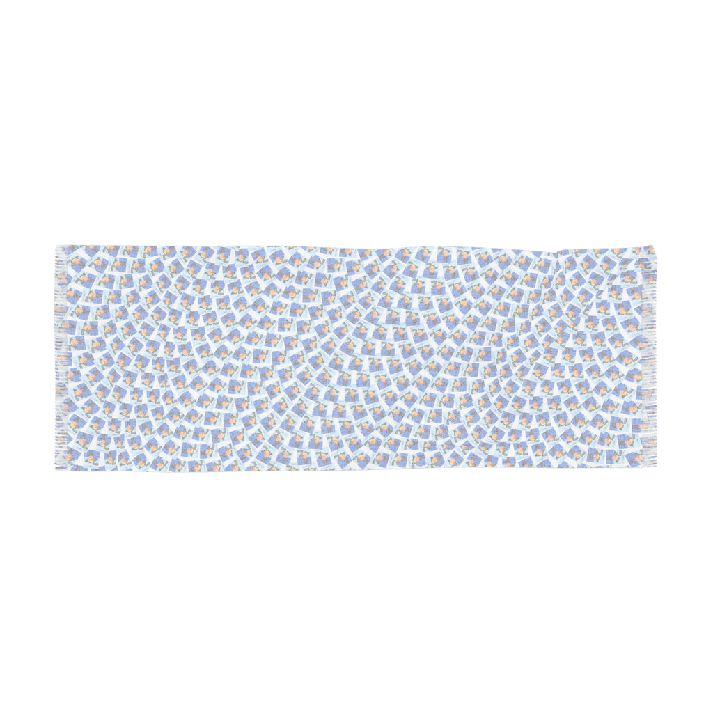 Lightweight Patterned Scarf for Spring & Summer Style