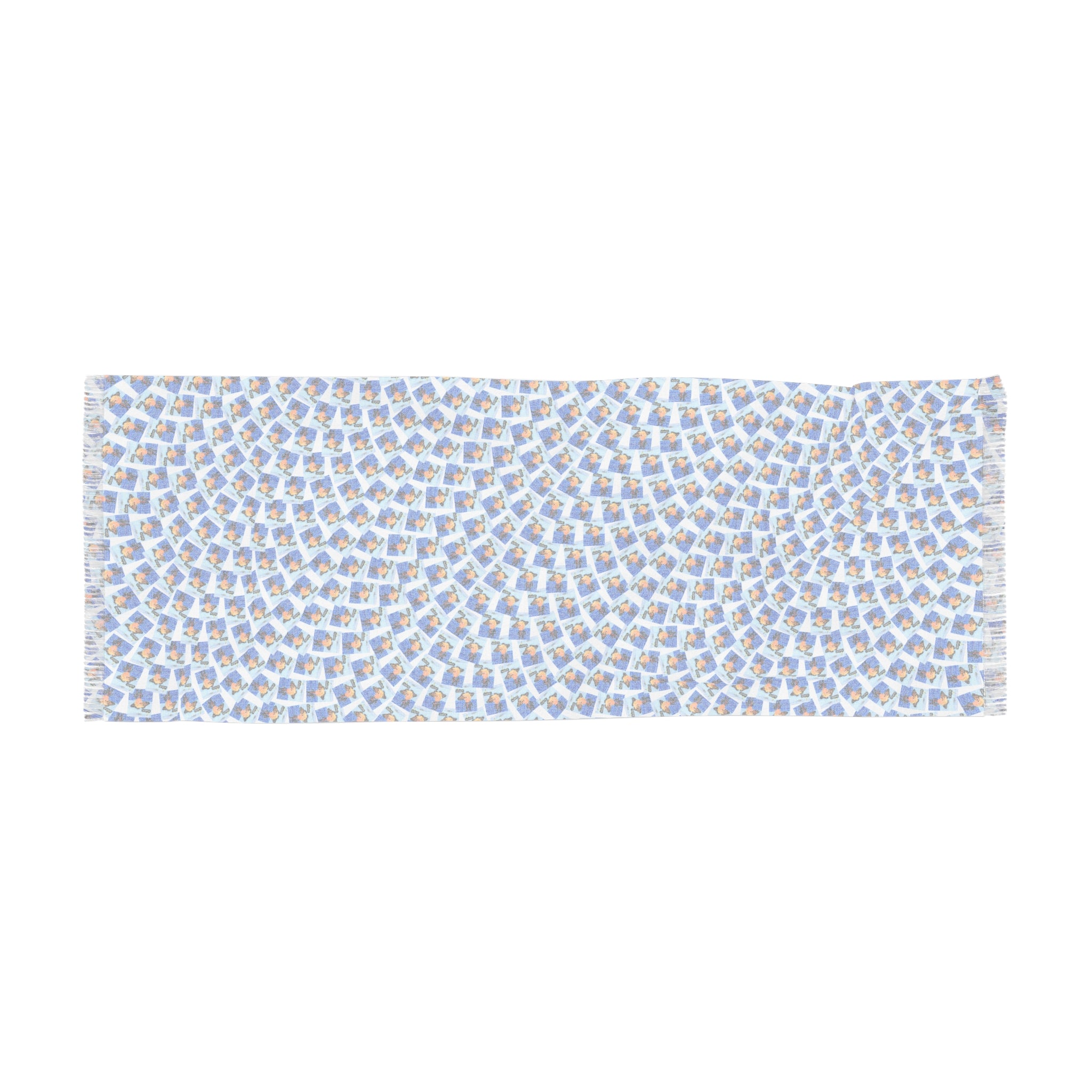 Lightweight Patterned Scarf for Spring & Summer Style