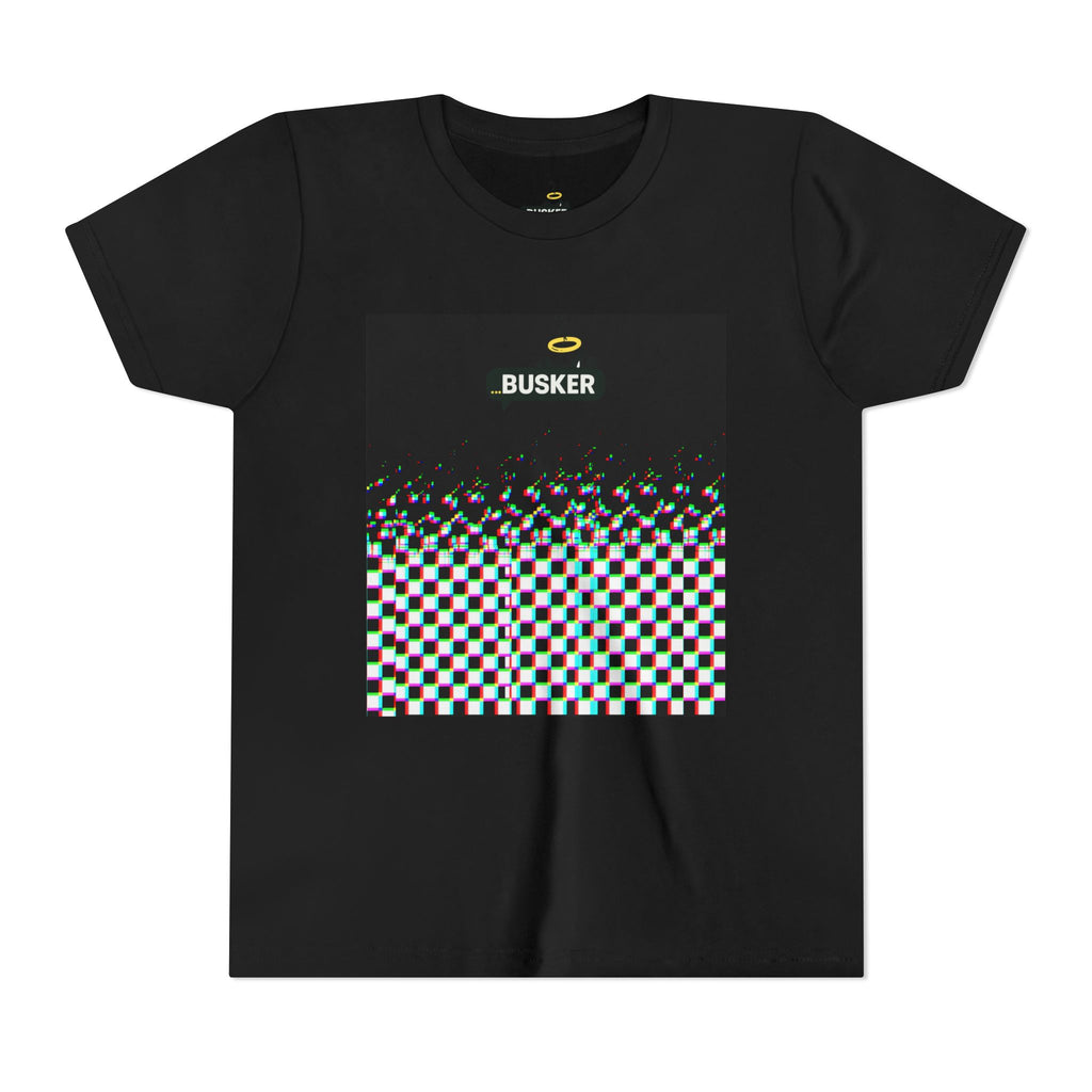 Cool Busker Youth Tee, Street Style Youth T-Shirt, Graphic Tee for Kids, Hipster Summer Shirt, Unique Gift for Young Musicians