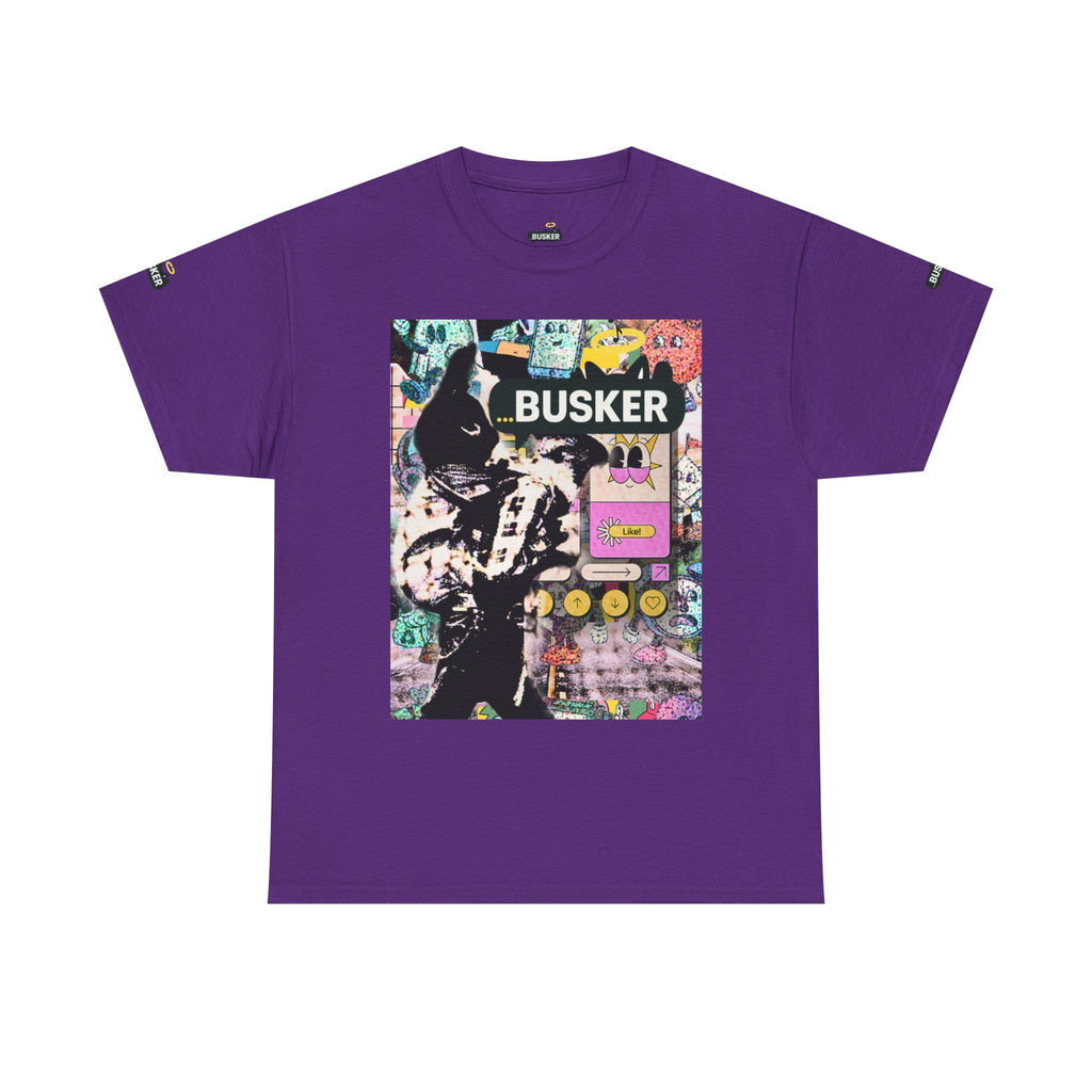 Grunge Art Busker Unisex Heavy Cotton Tee