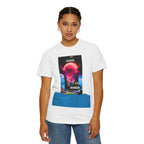 Unisex Garment-Dyed T-shirt with Colorful Retro Design, Music Lover Gift, Casual Wear, Festival Clothing, Unique Graphic Tee