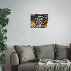 Vibrant Busker Fine Art Poster for Home Decor