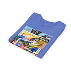 Colorful Youth Short Sleeve Tee - "Busker" Graphic Art Top