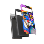 Colorful Phone Case, Cute Phone Accessories, Gift for Music Lovers, Fun Tech Gear, Unique Floral Design Case