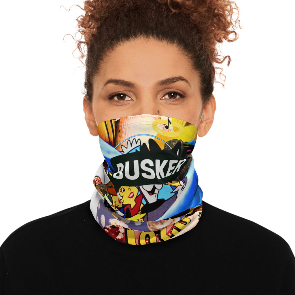 Winter Neck Gaiter With Drawstring