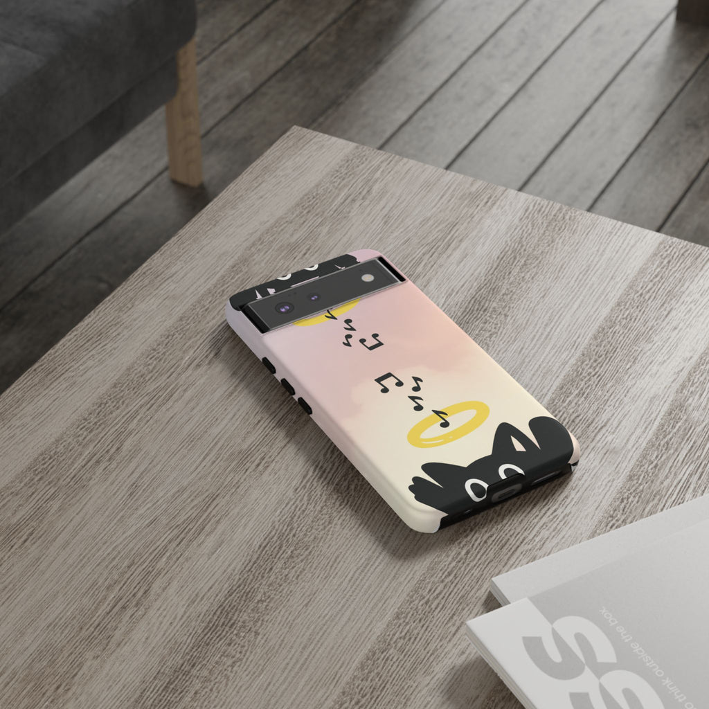 Cute Animal Phone Case, Tough Phone Cover for Pet Lovers, Gifts for Birthdays, Holidays, Music Lovers, Fun Tech Accessories