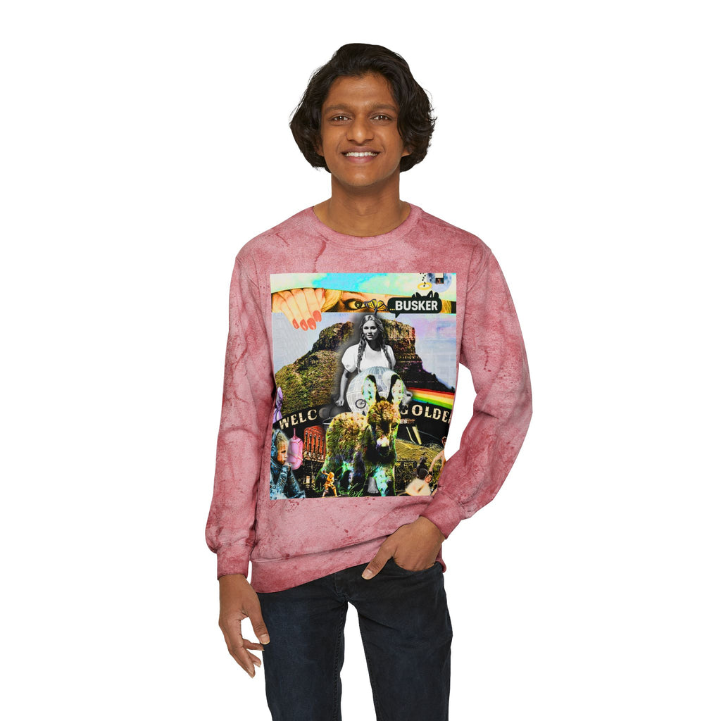 Color Blast Crewneck Sweatshirt - Vibrant Artistic Design for Creative Souls