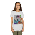 Youth Graphic Tee with Fun 'Busker' Design, Cool Summer Shirt, Gifts for Kids, Festival Attire, Trendy Youthwear