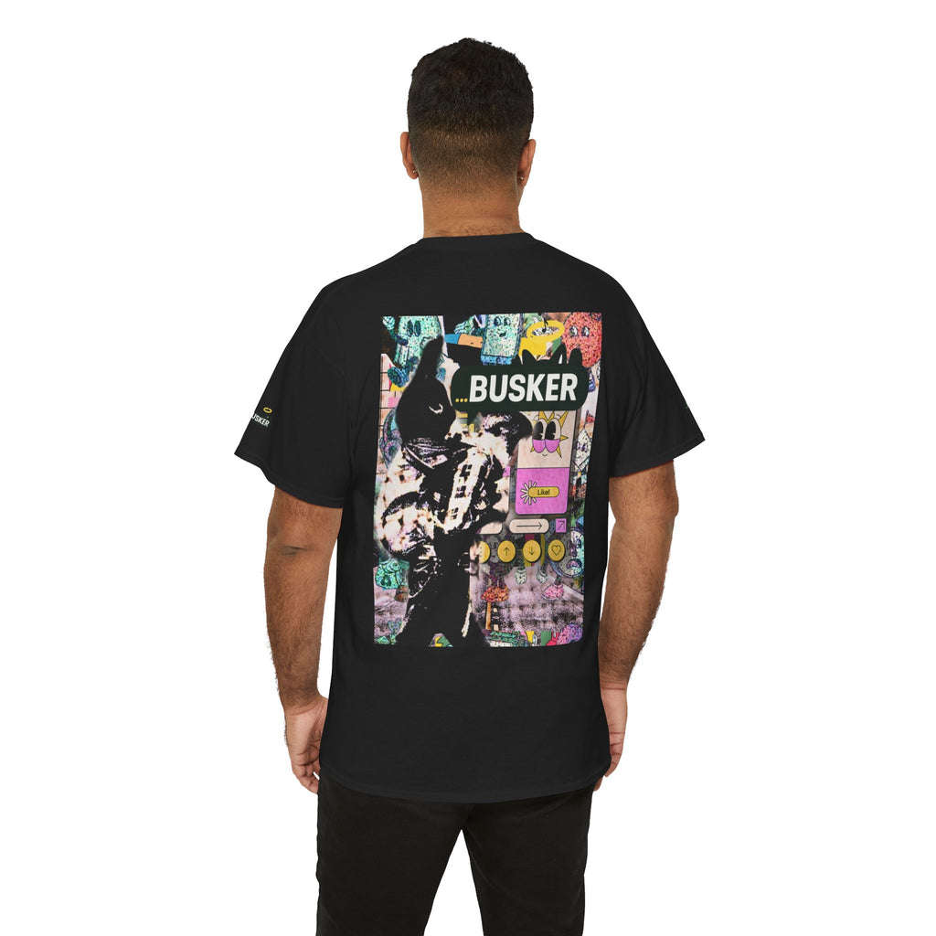 Grunge Art Busker Unisex Heavy Cotton Tee