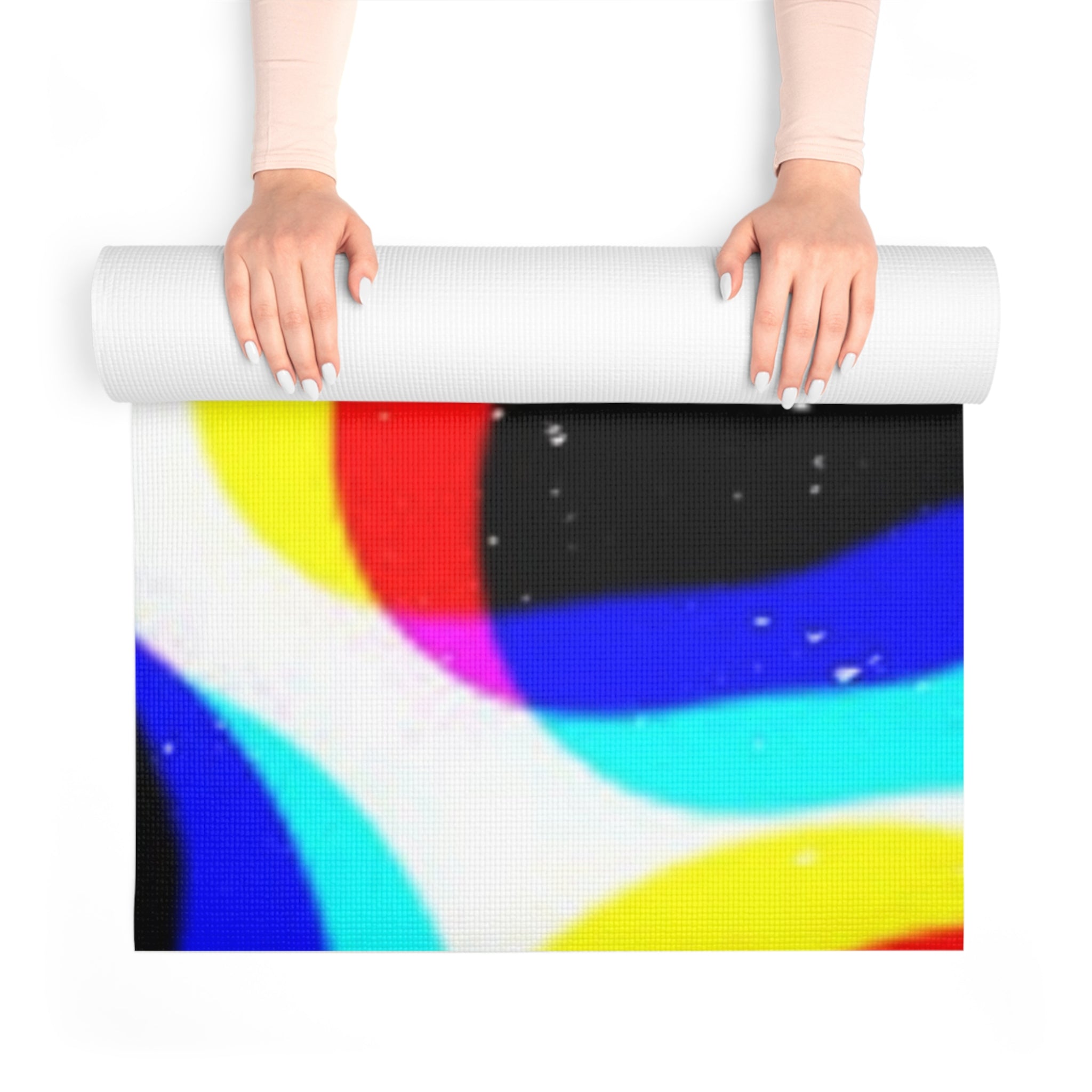 Vibrant Yoga Mat, Ideal for Home Workouts, Gift for Yoga Lovers, Fitness Decor, Unique Exercise Mat