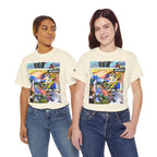 Cool Graphic Unisex Heavy Cotton Tee - 'Busker' Design