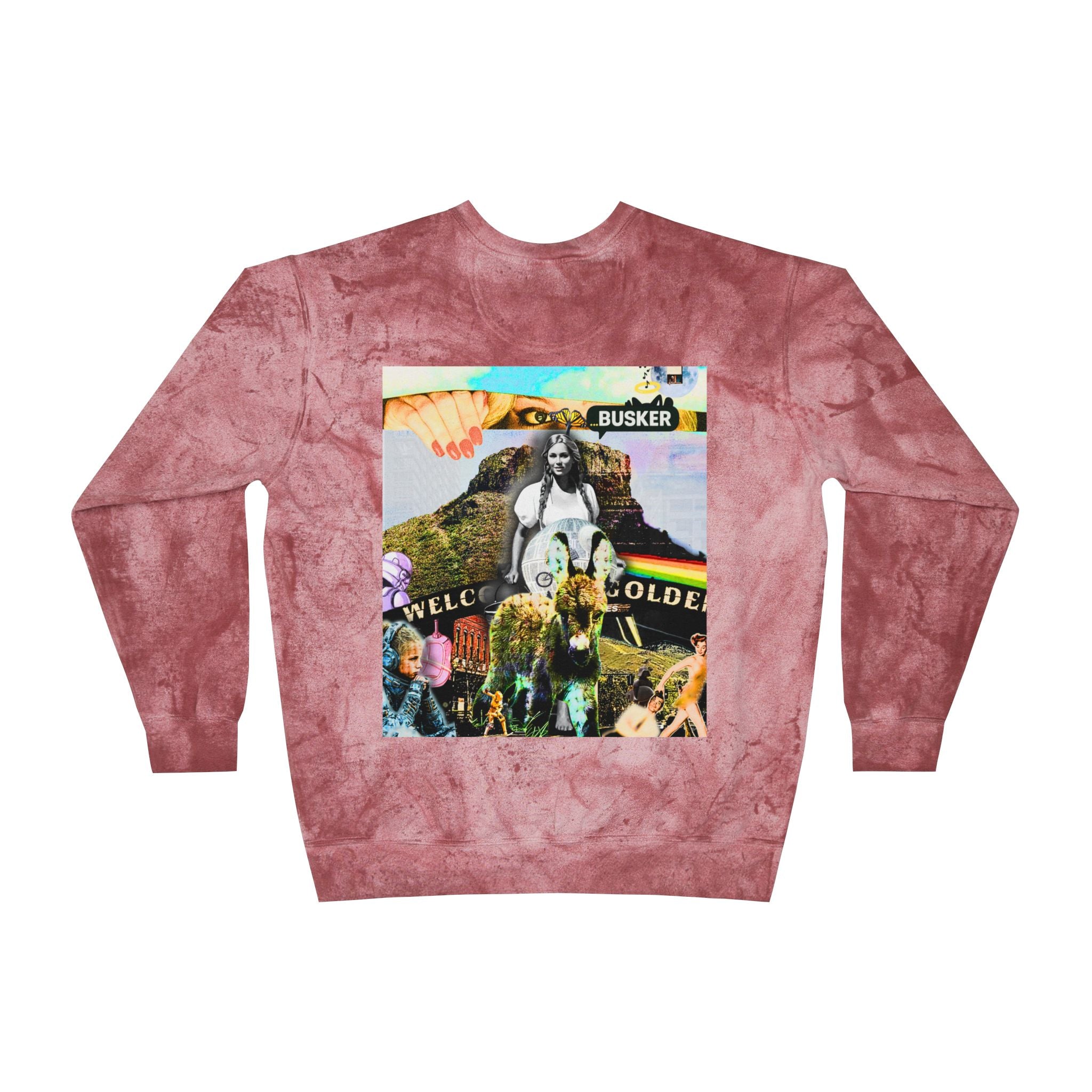 Color Blast Crewneck Sweatshirt - Vibrant Artistic Design for Creative Souls