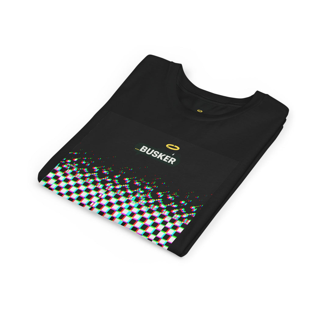 Cool Busker Youth Tee, Street Style Youth T-Shirt, Graphic Tee for Kids, Hipster Summer Shirt, Unique Gift for Young Musicians