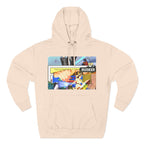 Three-Panel Fleece Hoodie