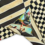 Vibrant Women's Workout Shorts - AOP with Retro Poolside Design