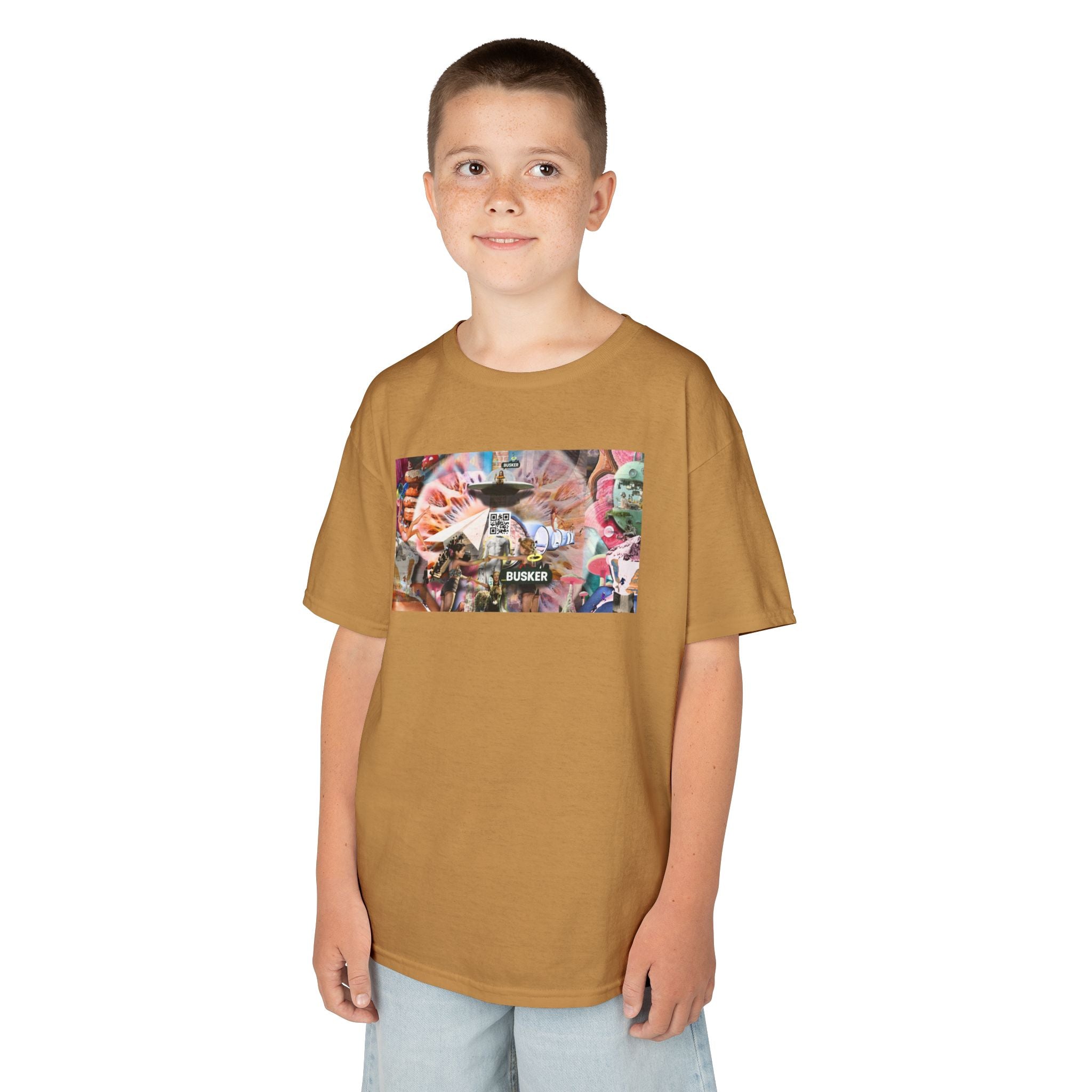 Colorful Kids Graphic Tee - Fun & Stylish Wear for Young Explorers