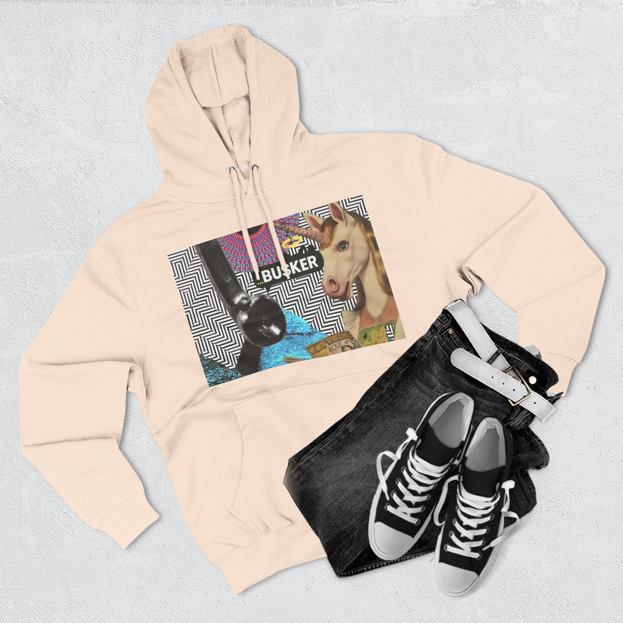 Whimsical Art Hoodie, Funny Graphic Sweatshirt, Unique Animal Designs, Cozy Gift for Kids & Teens, Perfect for Festivals & Casual Wear