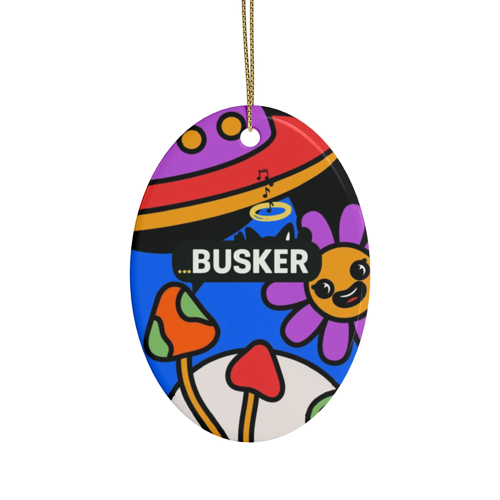 Colorful Heart-Shaped Ceramic Ornaments, Fun Holiday Decor, Unique Gifts, Festive Tree Decorations, Vibrant Art for Celebrations