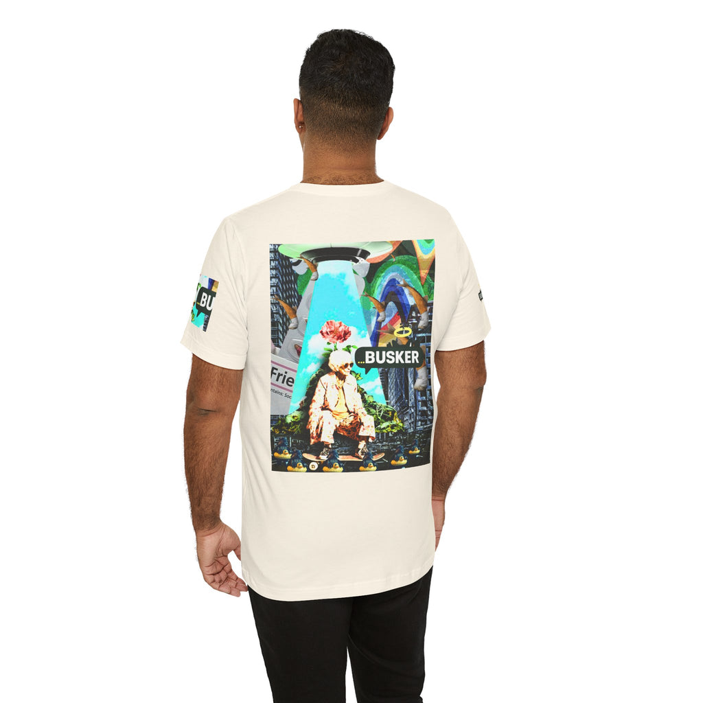 Street Art Busker Tee - Unisex Graphic Short Sleeve Shirt