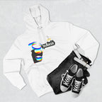 Colorful Busker Fleece Hoodie, Music Lover Hoodie, Street Performer Apparel, Cozy Fashion, Gift for Musicians, Art Enthusiast Clothing