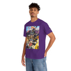 Busker Collage Graphic Tee — Vintage Music Poster Streetwear