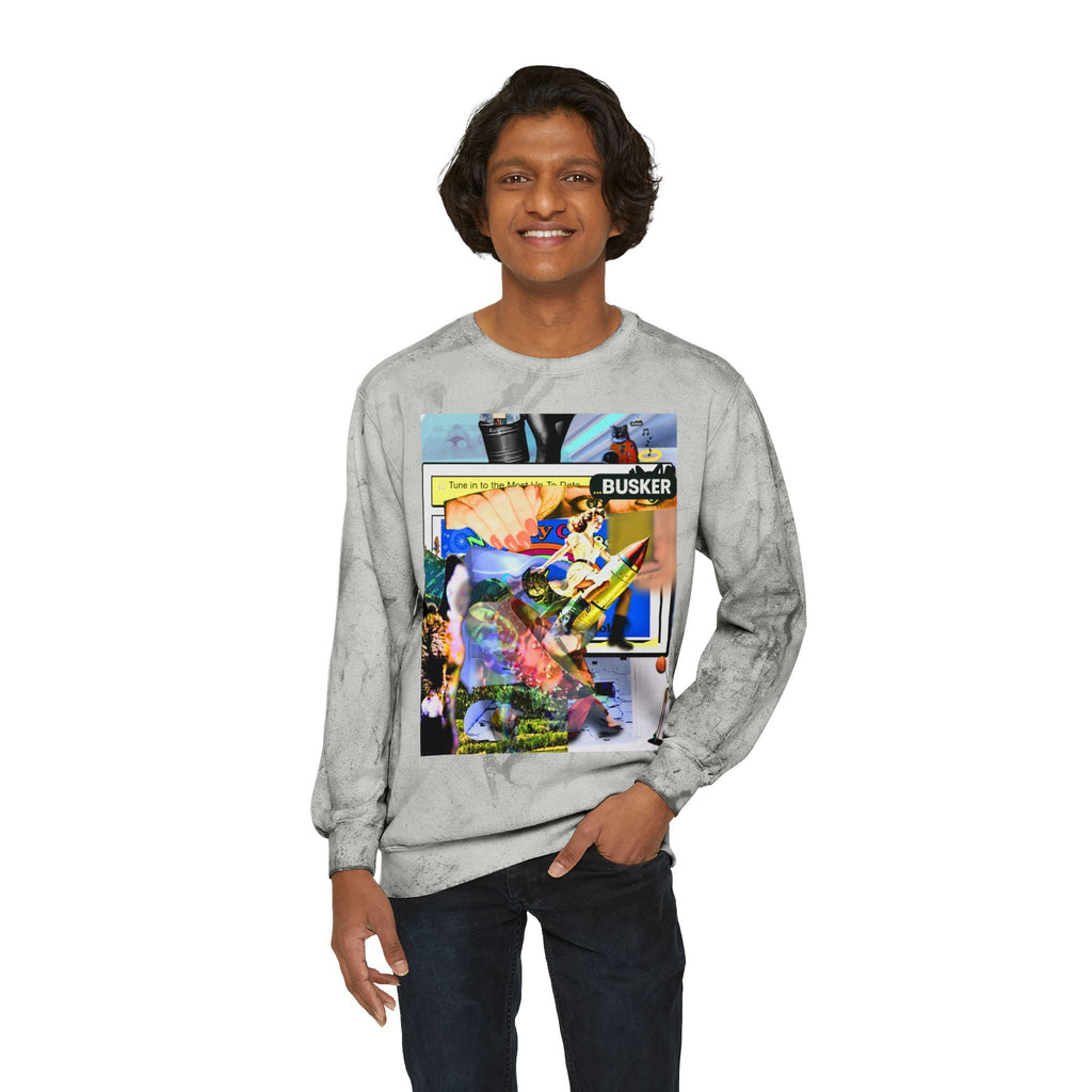 Color Blast Crewneck Sweatshirt for Creative Souls